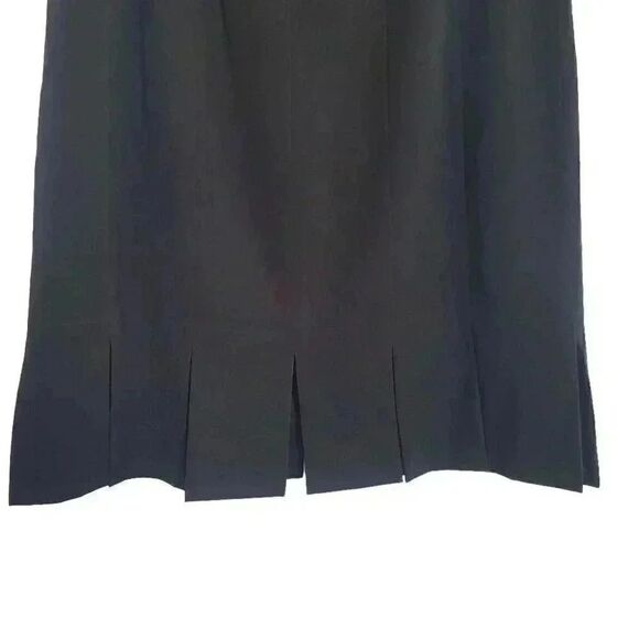 Grace Elements Women's Black Poly/Rayon/Spandex Lined Pencil Straight Skirt w Sl - Picture 8 of 12